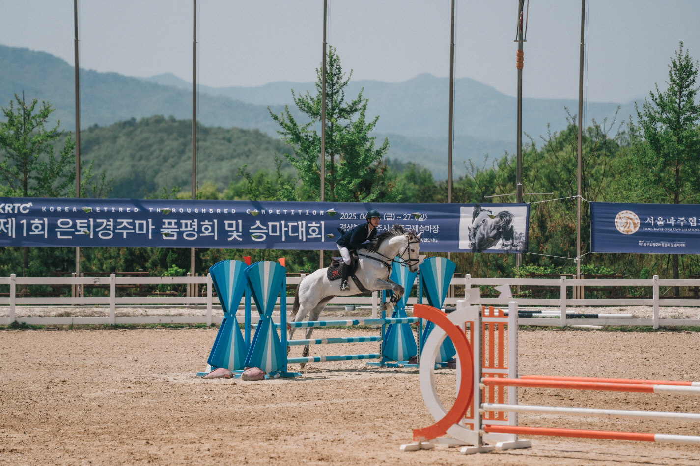  2025년 제1회 은퇴경주마 품평회 및 승마대회 현장
